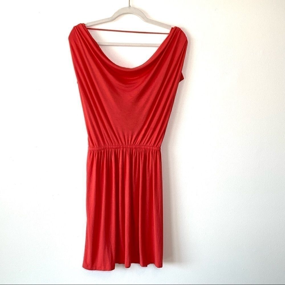 Lush Coral Draped Mini